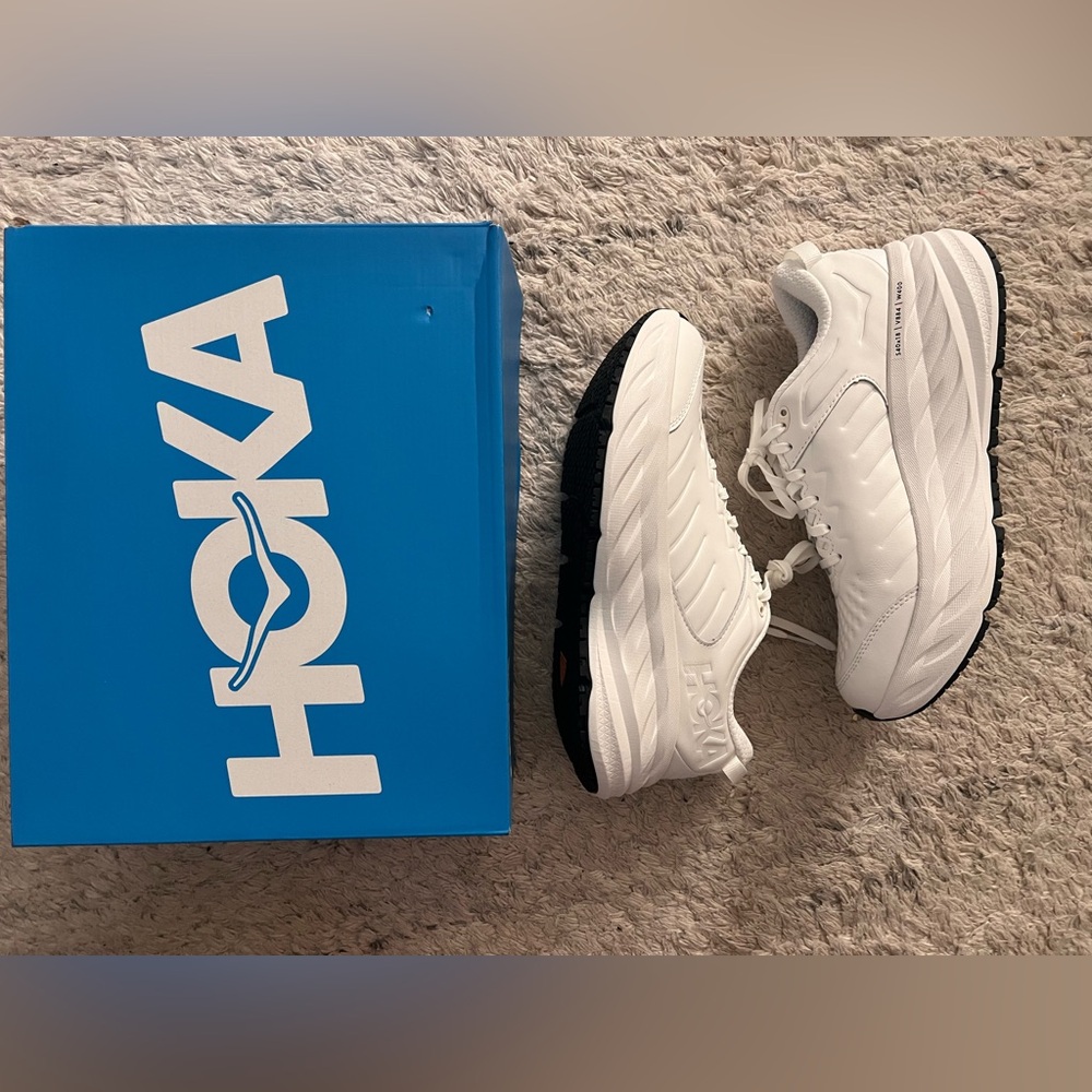Hoka One Bondi SR Shoes - White